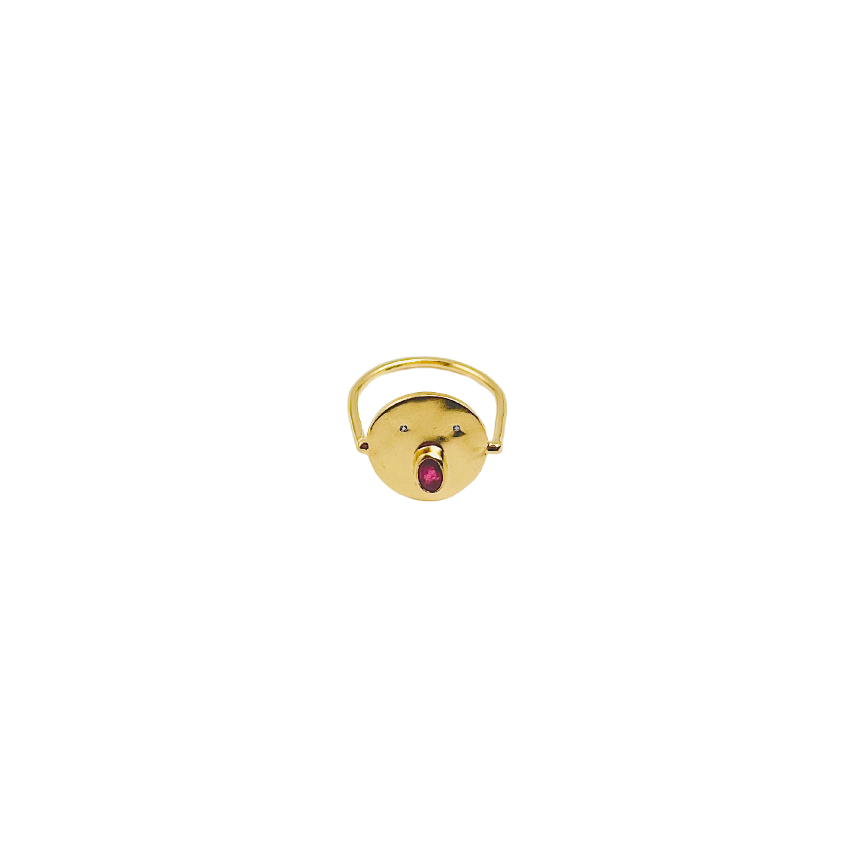 Bague Tronche Henri - Vermeil & Empierré