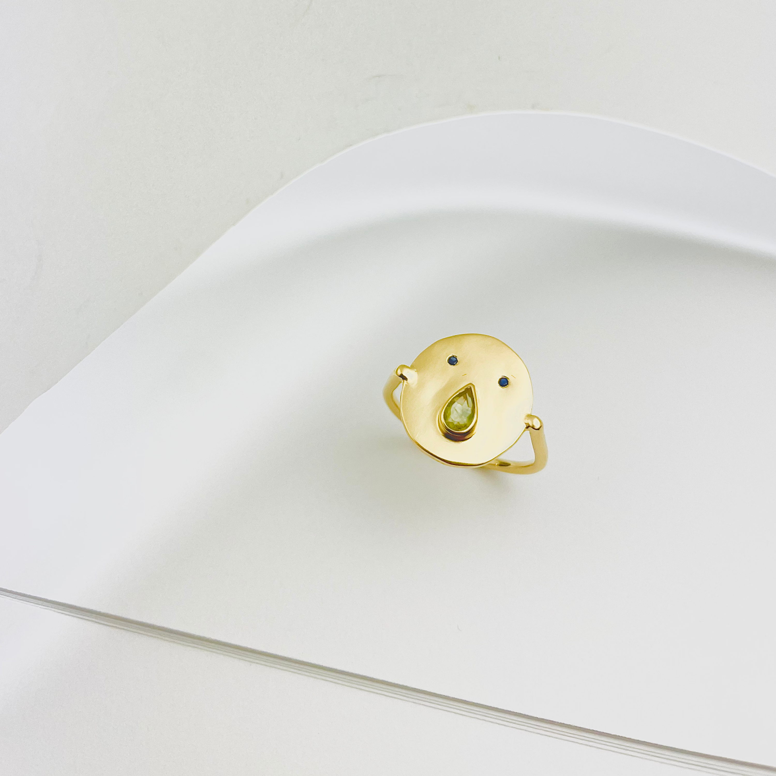 Bague Tronche Paula - Vermeil & Empierré