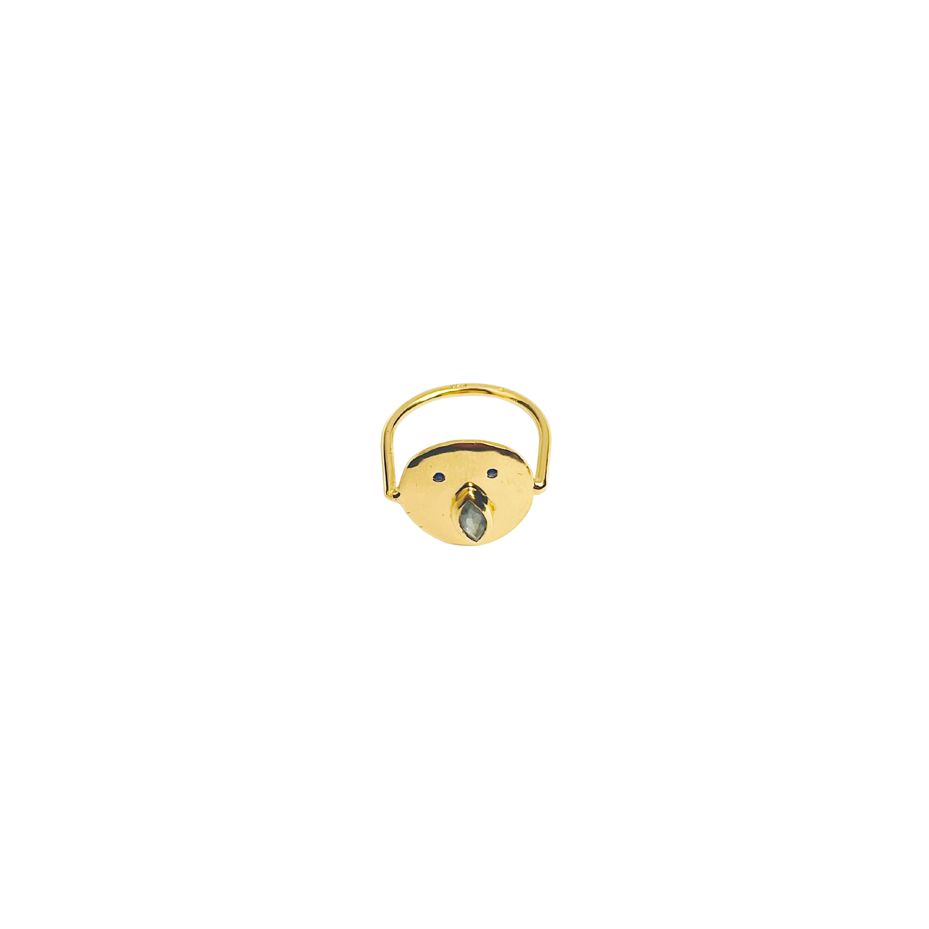 Bague Tronche Louise - Vermeil & Empierré