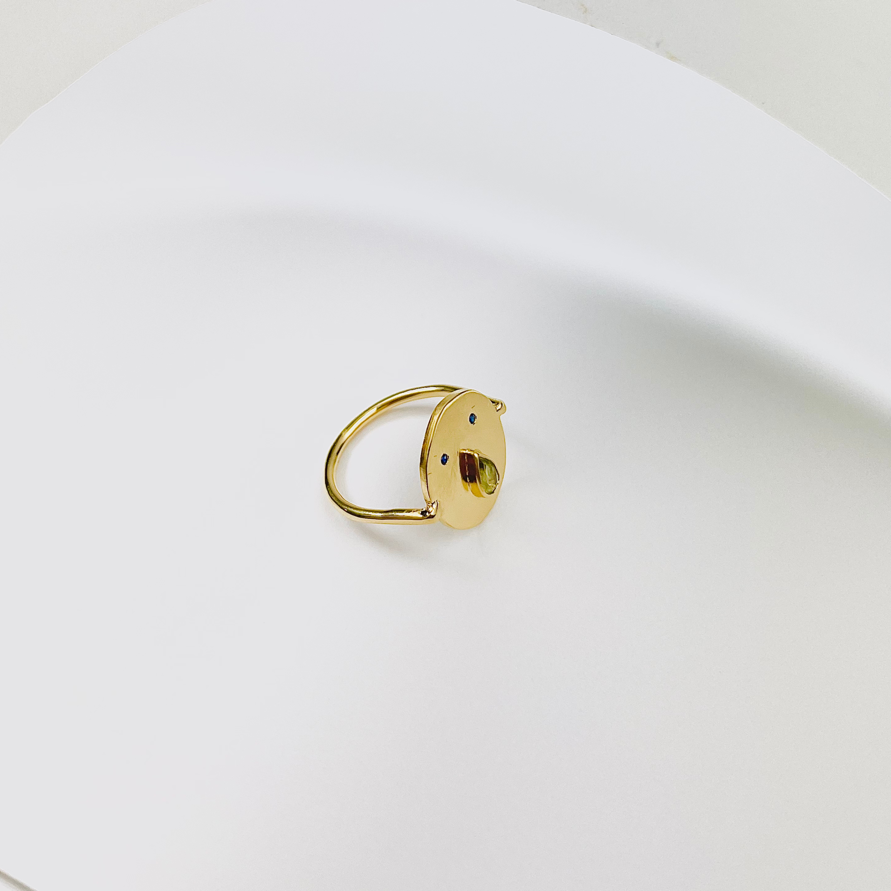 Bague Tronche Paula - Vermeil & Empierré