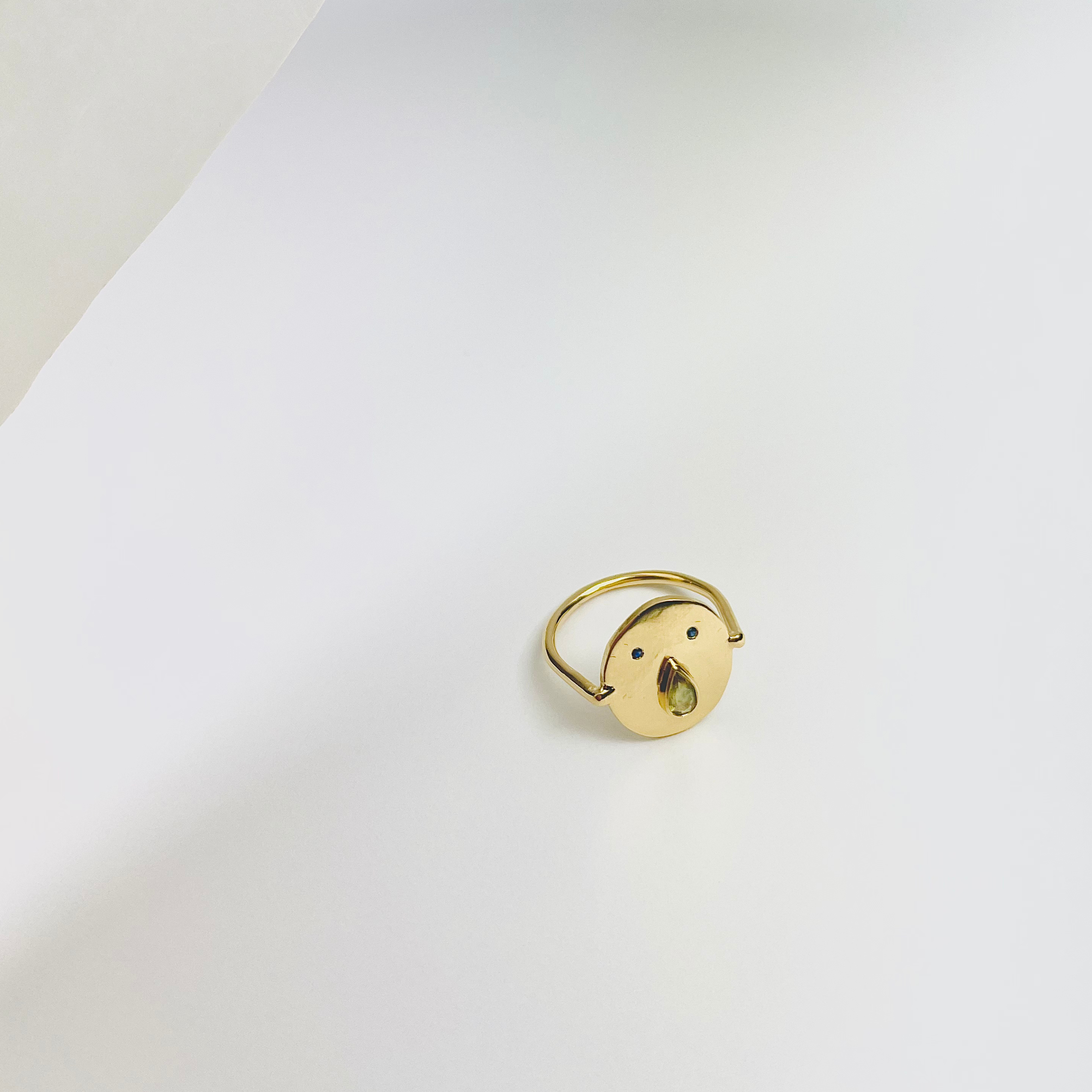 Bague Tronche Paula - Vermeil & Empierré