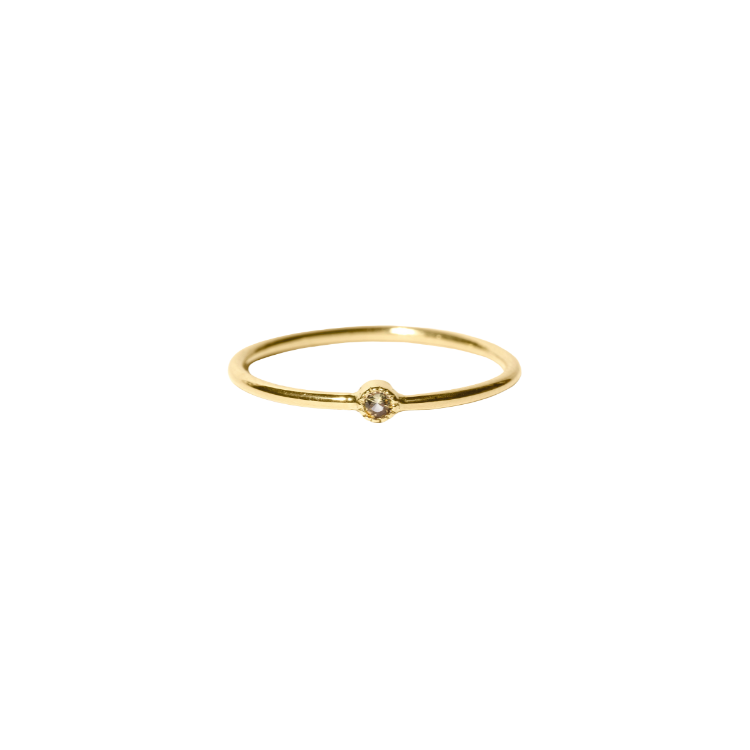 Bague Solo Saphir Jaune