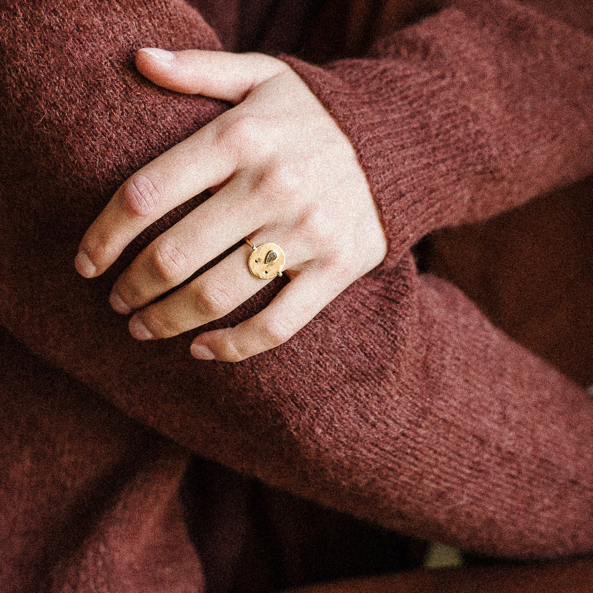 Bague Tronche Paula - Vermeil & Empierré