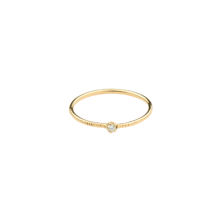 Bague Solo Griffe Diamant