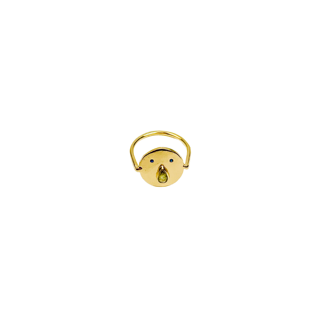 Bague Tronche Paula Vermeil Empierrée
